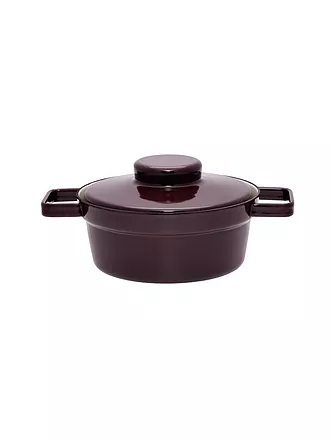 RIESS | Emaille Kasserolle mit Deckel "Aromapot - Truehomeware" 20cm 1,2l | lila